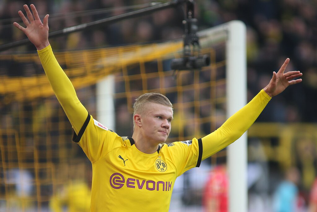 哈兰德再破德甲最年轻进球纪录,哈兰德德甲进球