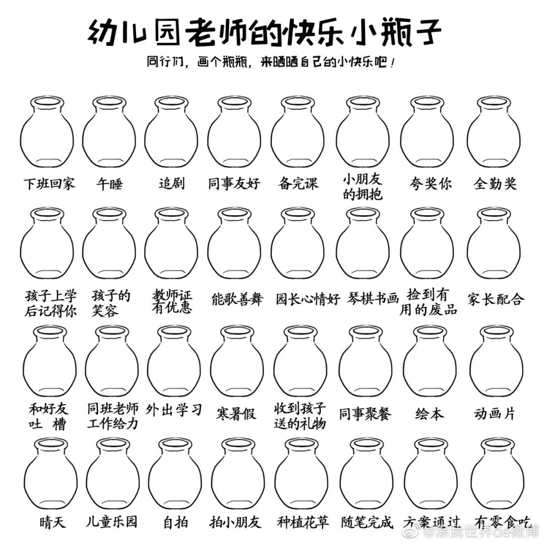 超火的小瓶子涂鸦原图,涂鸦小瓶子颜值原图