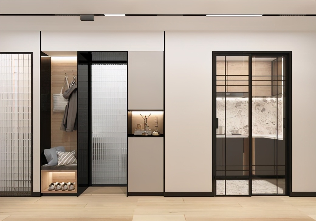 套内40平米二房一厅设计图,一体式干湿分离卫浴房