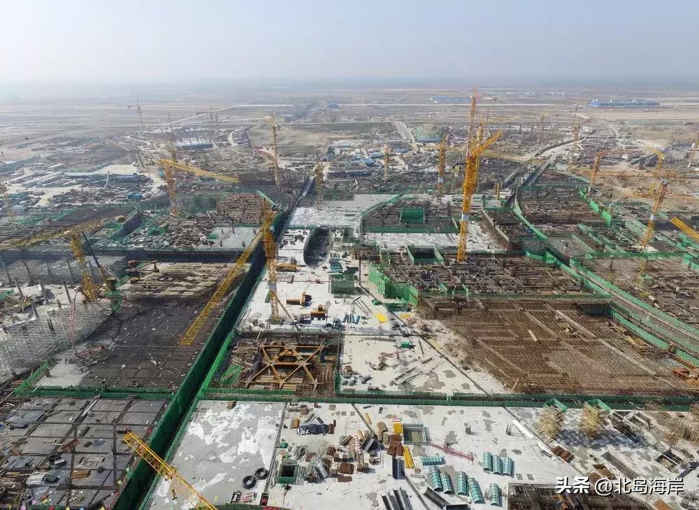 北京大兴机场建设进度照片,北京大兴机场内部高清图片