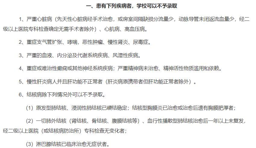 高考体检体重不合格有影响吗,高考体检哪些有问题会影响到录取