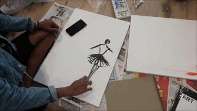 网红她伦敦办了场假画展，一幅画竟卖出1500英镑，你怎么在看？