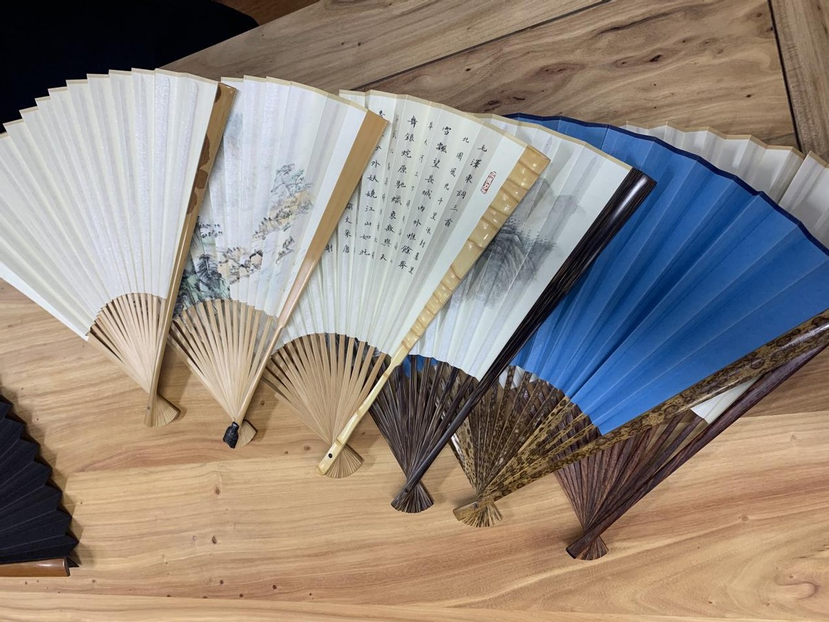 一把古风折扇,天津杨柳青折扇