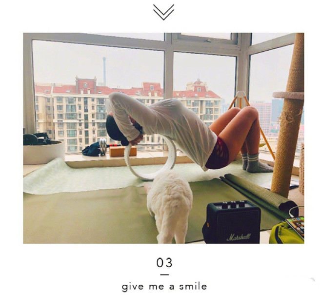 江映蓉健身后的视频,江映蓉在家健身