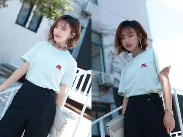 小个子圆脸适合短直发还是长直发,圆脸卷发好还是直发好看