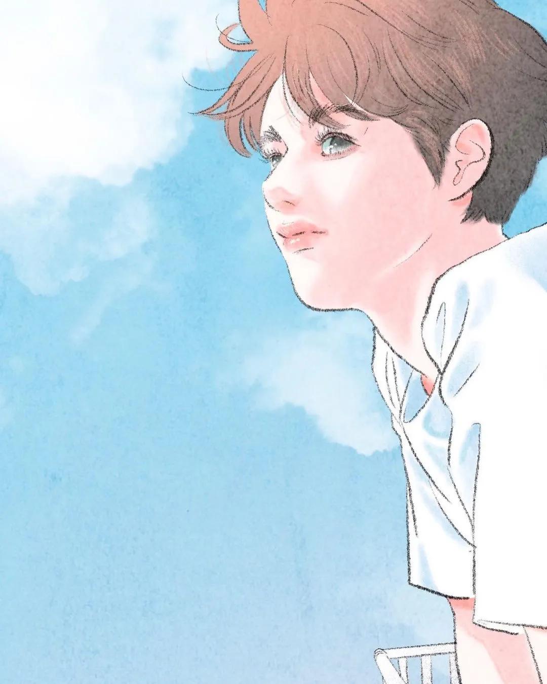 虐哭！韩国小伙用插画撩拨10万粉丝，网友：“这波狗粮”真酸啊