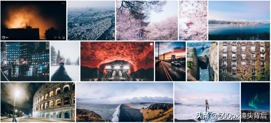 500px新人王公示,500px作品