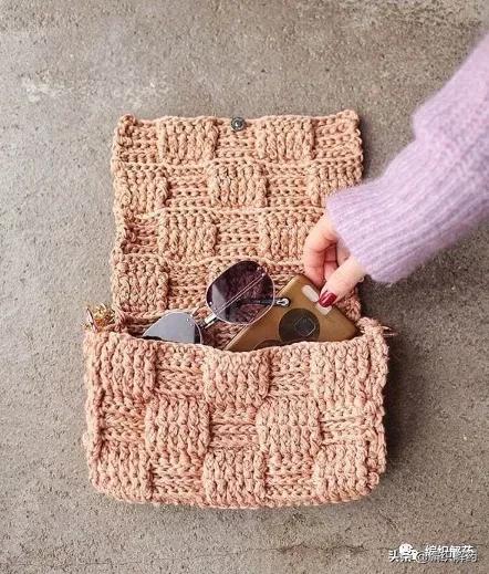 时尚洋气包包做法,时尚包包教程钩织