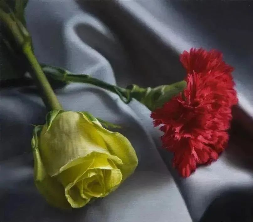 冷军超写实绘画图片,不输冷军的超写实画作