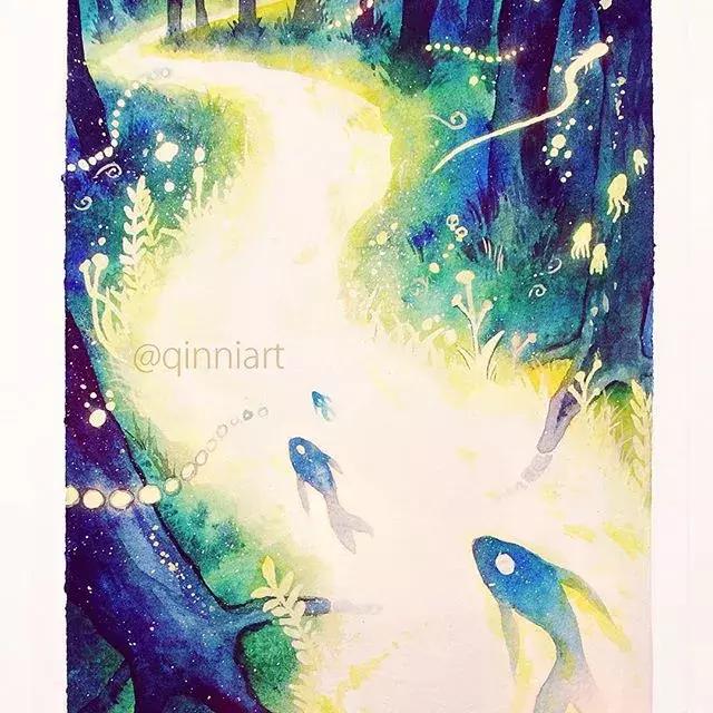 一个经历三次心脏手术，却依旧坚强，用水彩把伤痛化作星辰的女孩