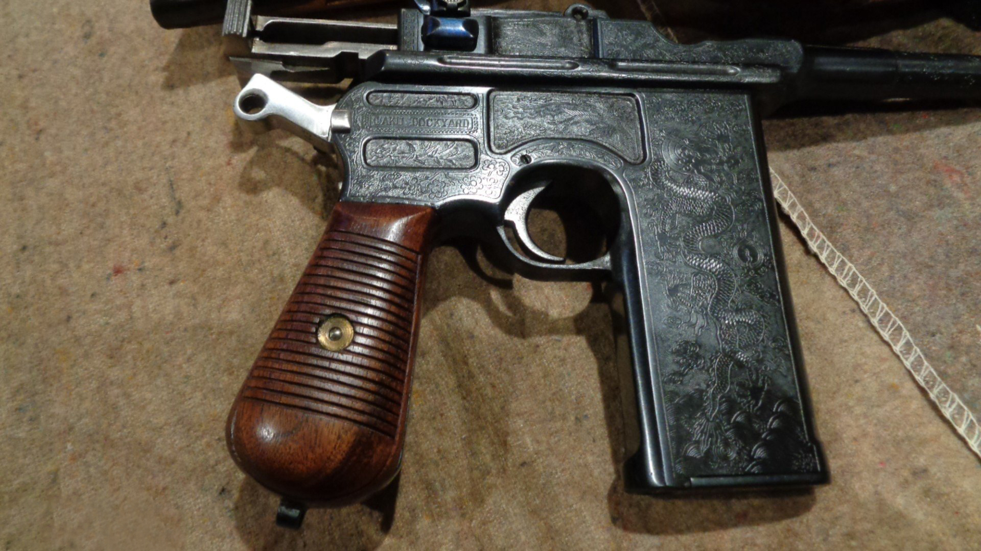 苏式驳壳枪,中国仿制的二十响驳壳枪