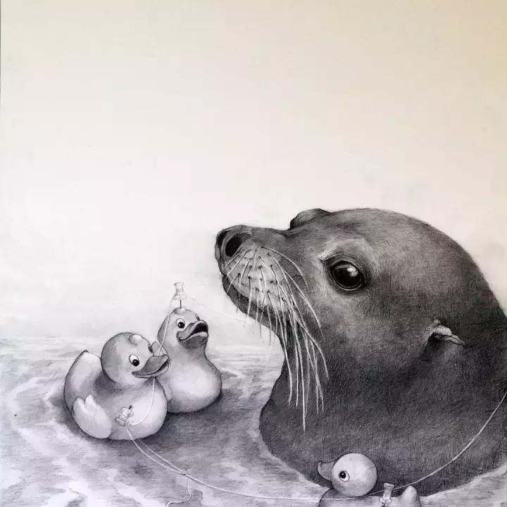 好看的动物素描,一看就会的动物素描