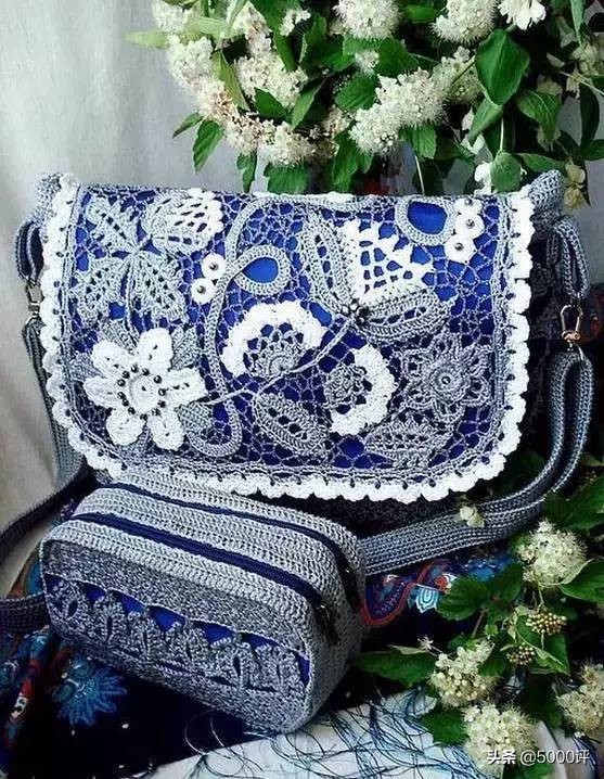 爱尔兰钩花包包,爱尔兰钩花包包图解