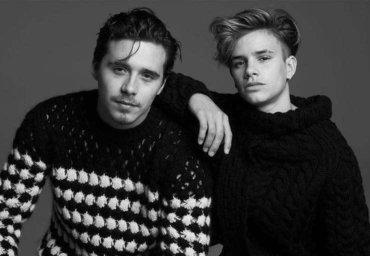 贝克汉姆晒亲吻长子照,贝克汉姆二儿子像贝嫂