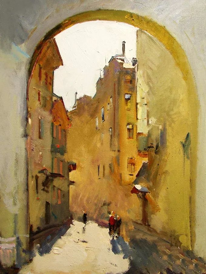 西欧大师画家的风景油画作品,卢卡斯风景油画作品