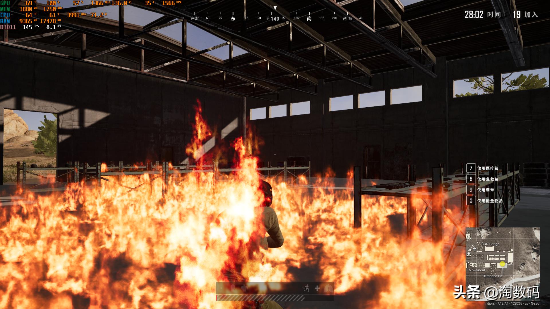 rx580蓝宝石8g超白金吃鸡测试,rx580满血版相当于哪个显卡