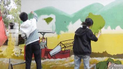 乡村振兴特色墙,乡村振兴示范村村庄文化墙