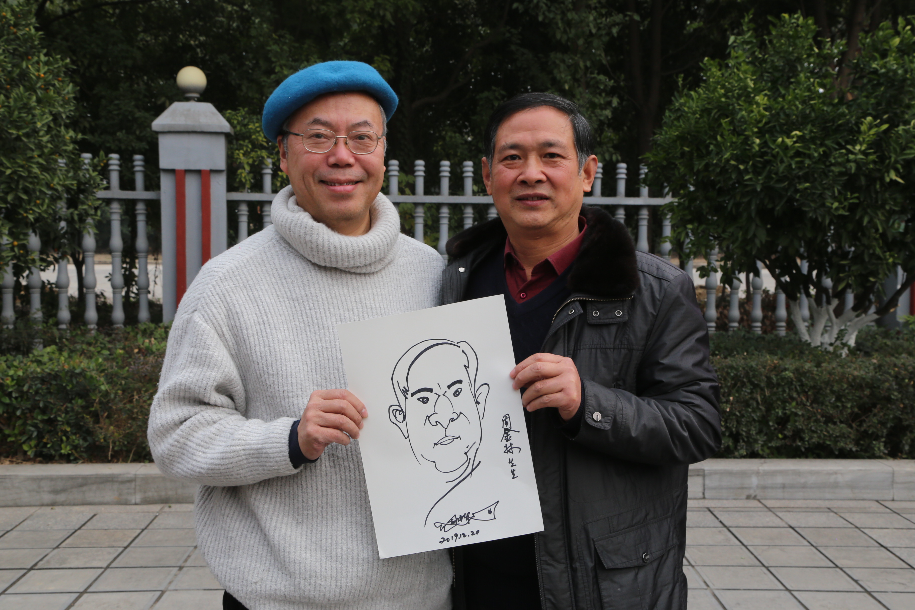 武汉画家专画老武汉风情,湖北画家高清人像