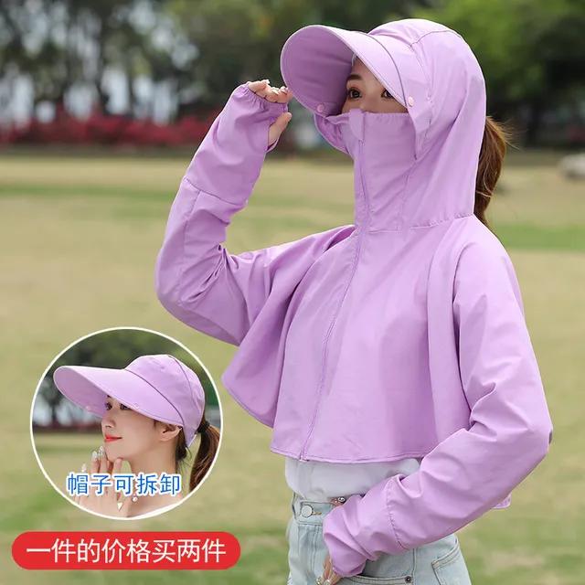 日本防晒衣遮脸防紫外线,日本防晒衣哪种颜色最防晒