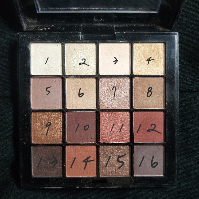 nyx16色眼影盘值不值得买,nyx16色眼影03