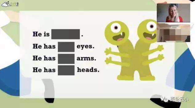 英伦云小学课程实录-认识你自己《Mybody》