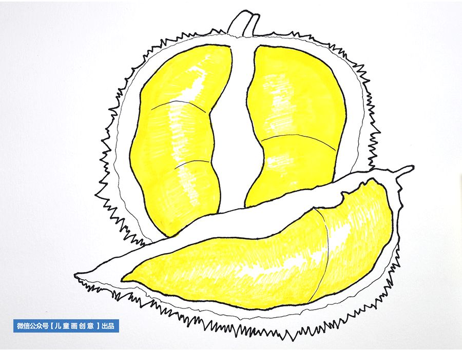 创意趣味儿童画水果,水果简笔画儿童画教程