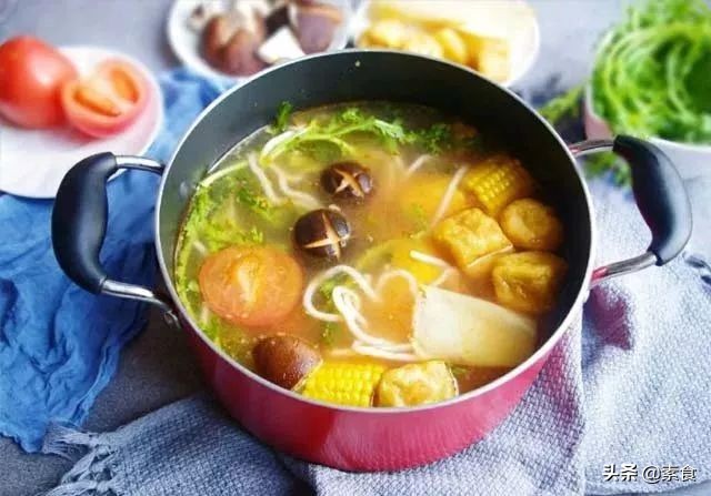 比肉还好吃的素火锅,清淡的素火锅