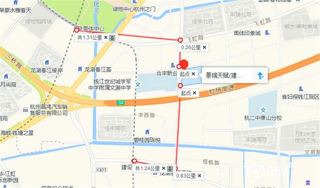 杭州奥体楼盘景瑞天赋,杭州高架楼盘