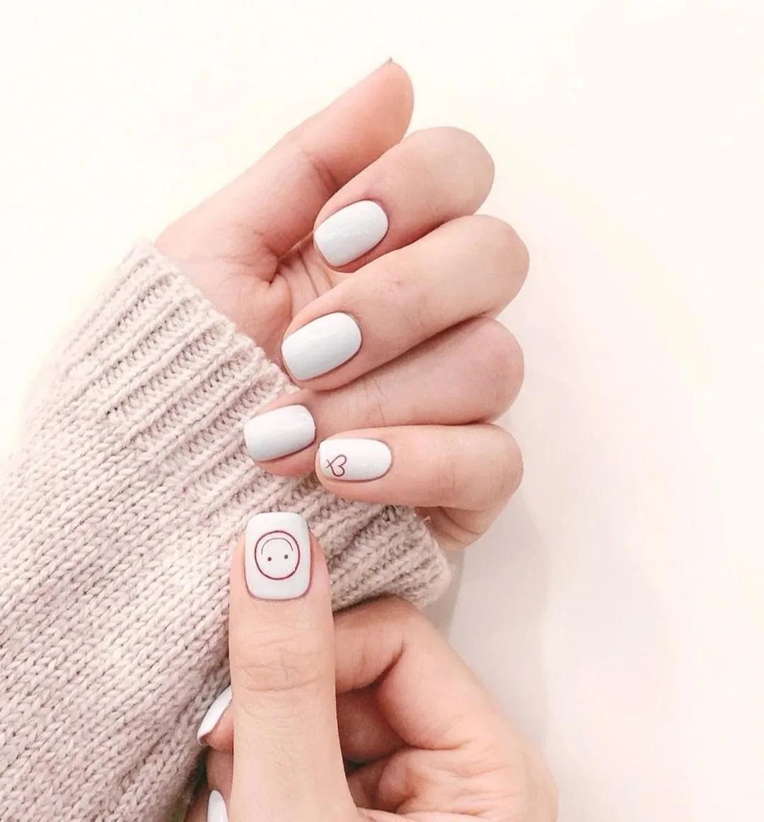 日式美甲颜值超高的美甲,报复性消费来啦