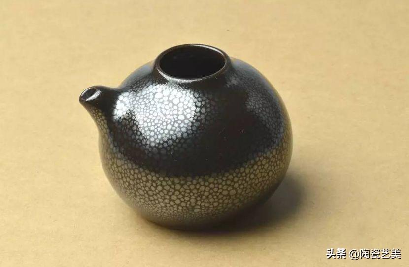 博山雨点釉茶具一套,博山雨点釉茶具图片大全