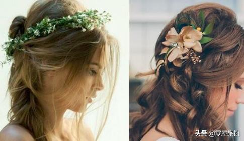 适合拍婚纱照的清新新娘发型，让你美得更加优雅