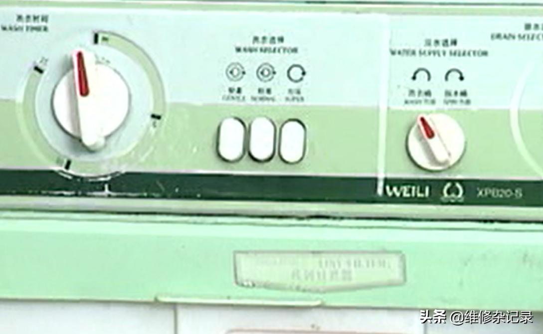 洗衣机控制板有哪些元器件,威力双桶洗衣机电路设备图