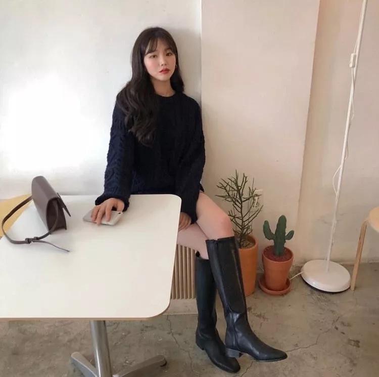 好看的冬季毛衣裙子套装,毛衣裙子太好看了这60件秋冬必买