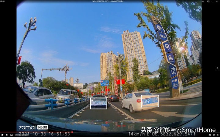 70迈行车记录仪m500对比a800,70迈行车记录仪m500测评循环录像