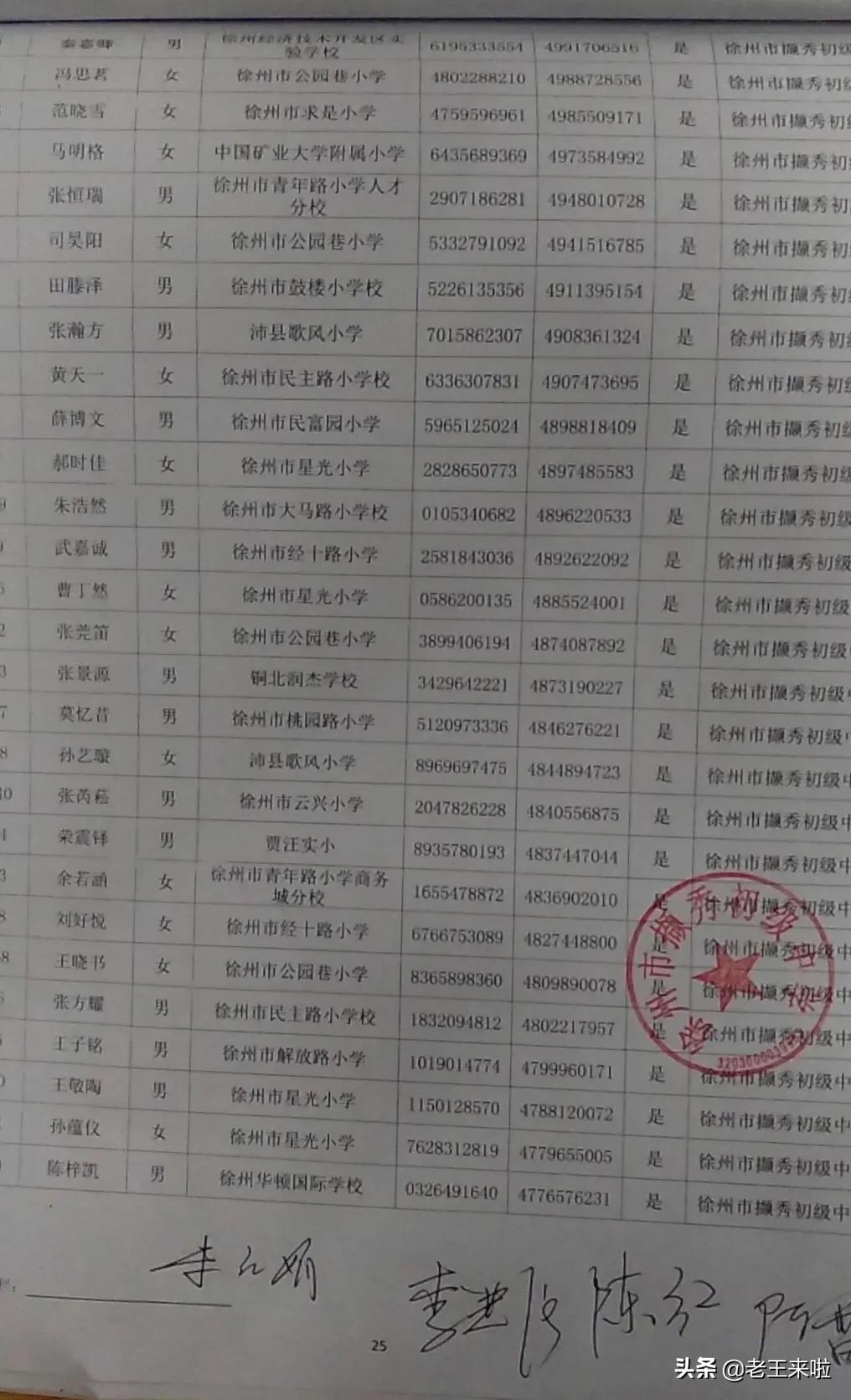 徐州撷秀初级中学2024年招生计划,撷秀初中录取名单