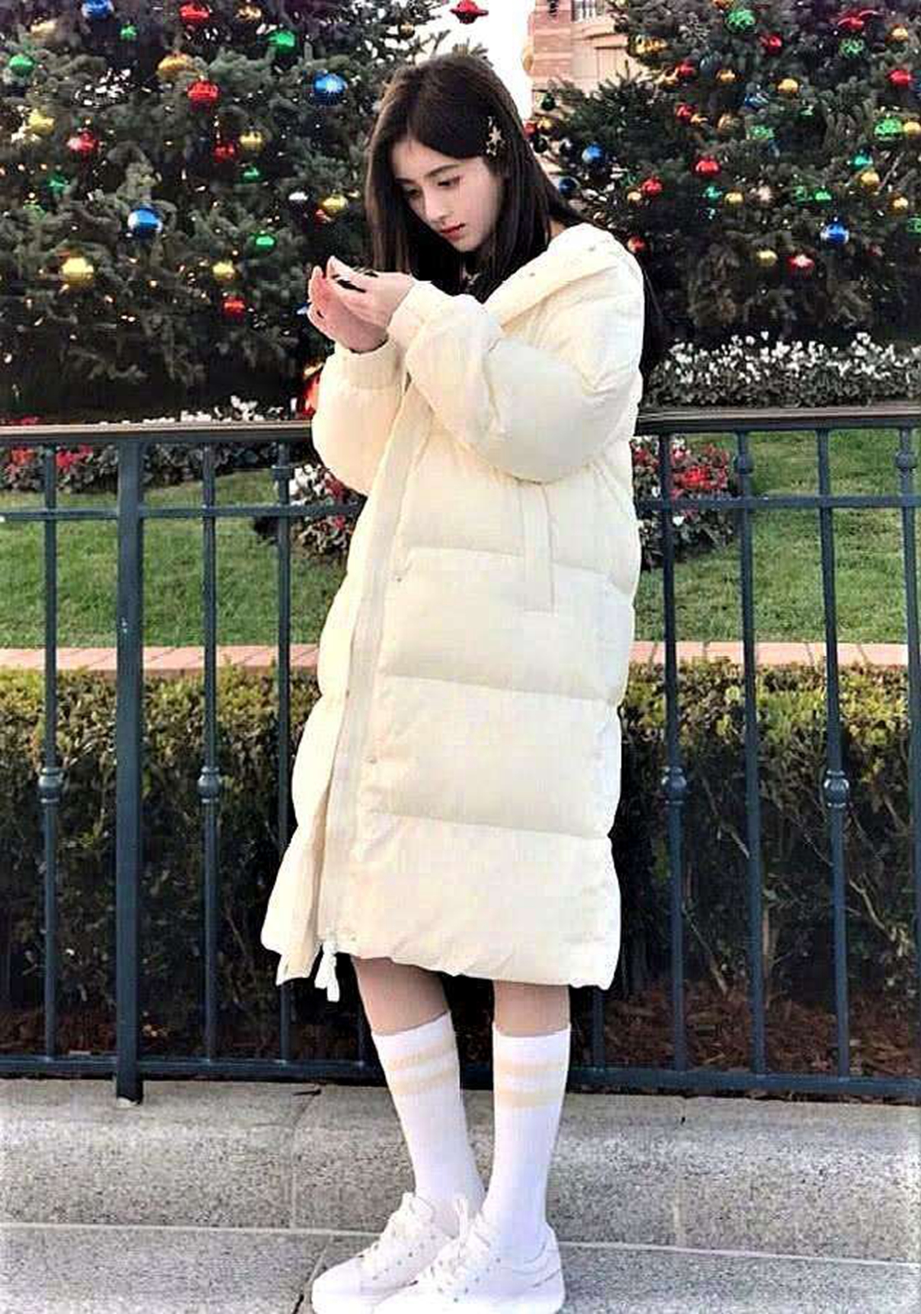 杨幂堆堆袜女款网红款,堆堆袜时髦