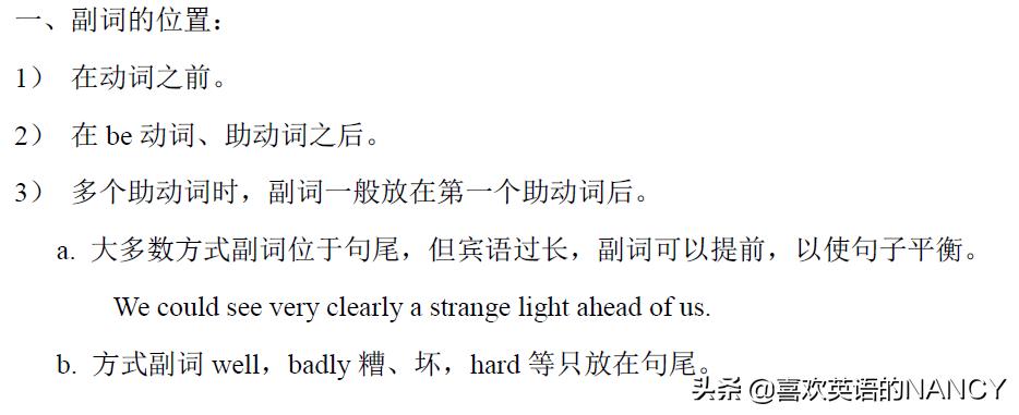 实用英语语法7副词