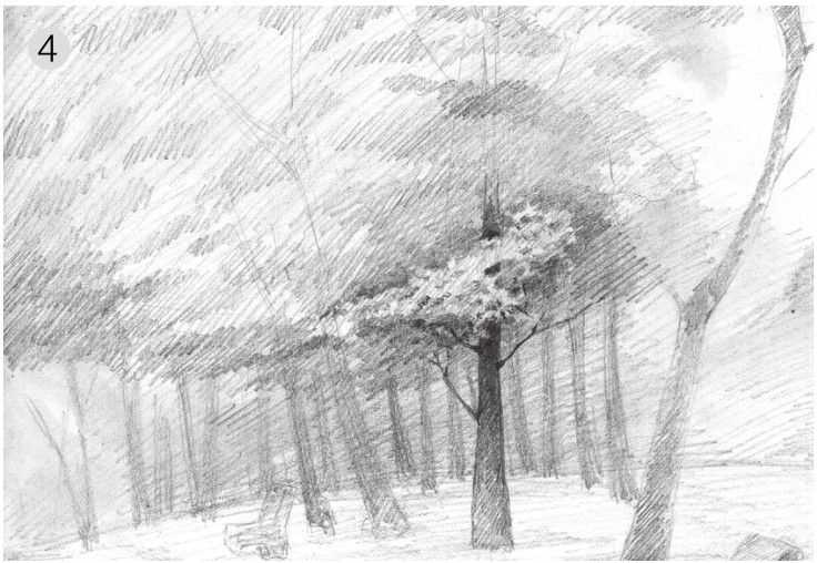 素描画画教程7-12岁素描风景画,2023年趣味素描风景画教程ppt