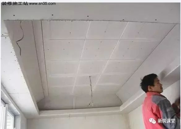 轻钢龙骨石膏板造型吊顶施工视频,石膏板天花吊顶施工全过程