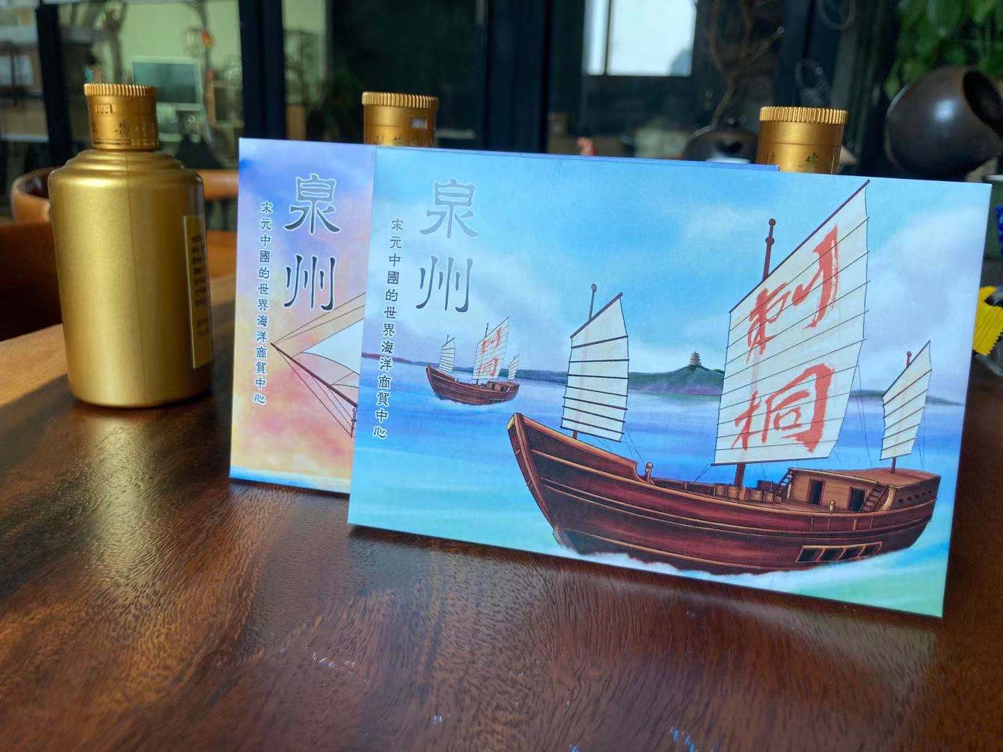 有心了！这位石狮人手绘泉州22个世界文化遗产点并做成了明信片