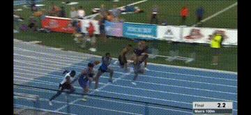 怀念一下田径赛场上男子100米的五虎时代