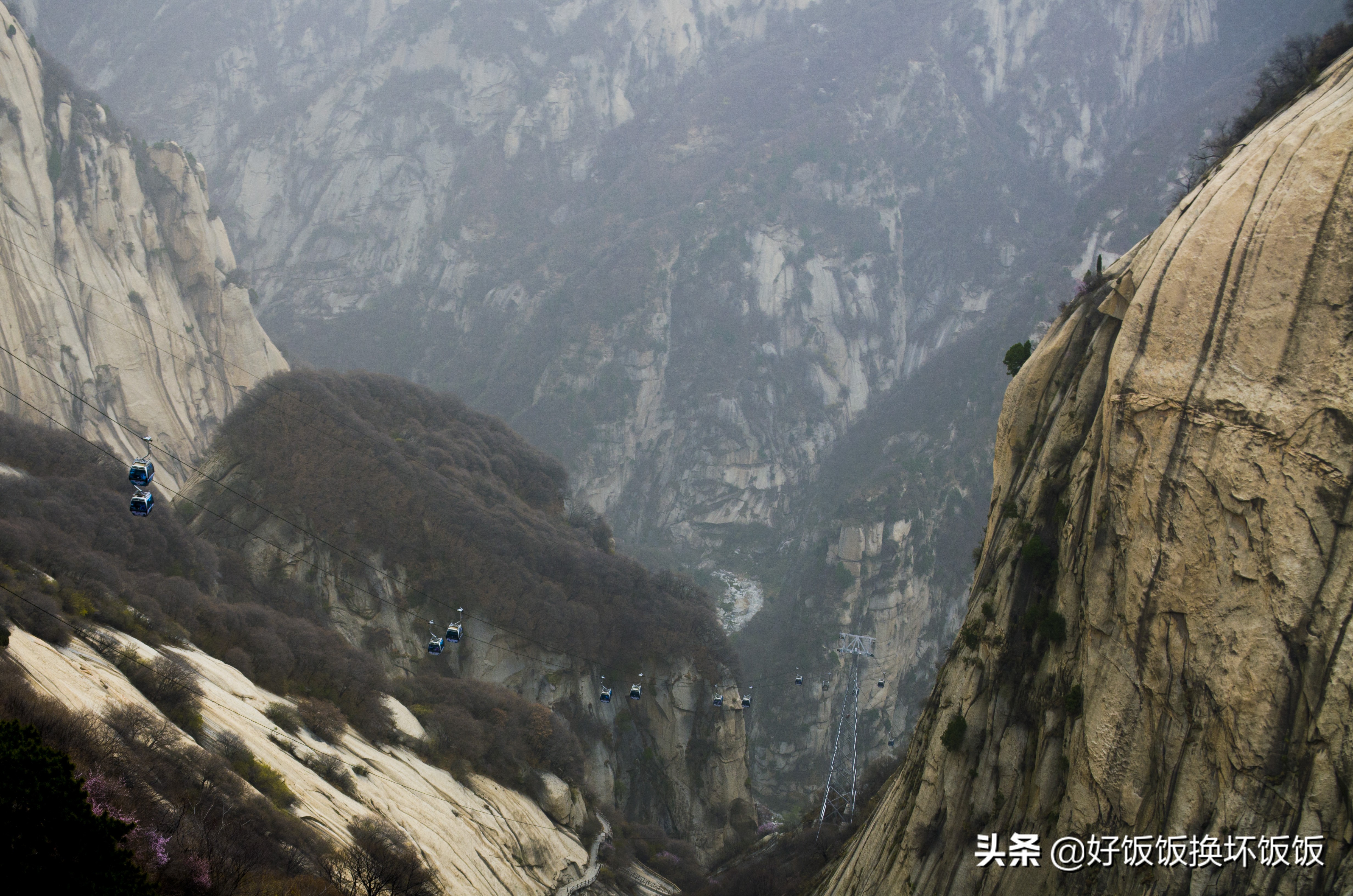 华山站到华山北峰怎么走,华山西峰到华山北峰山路怎样