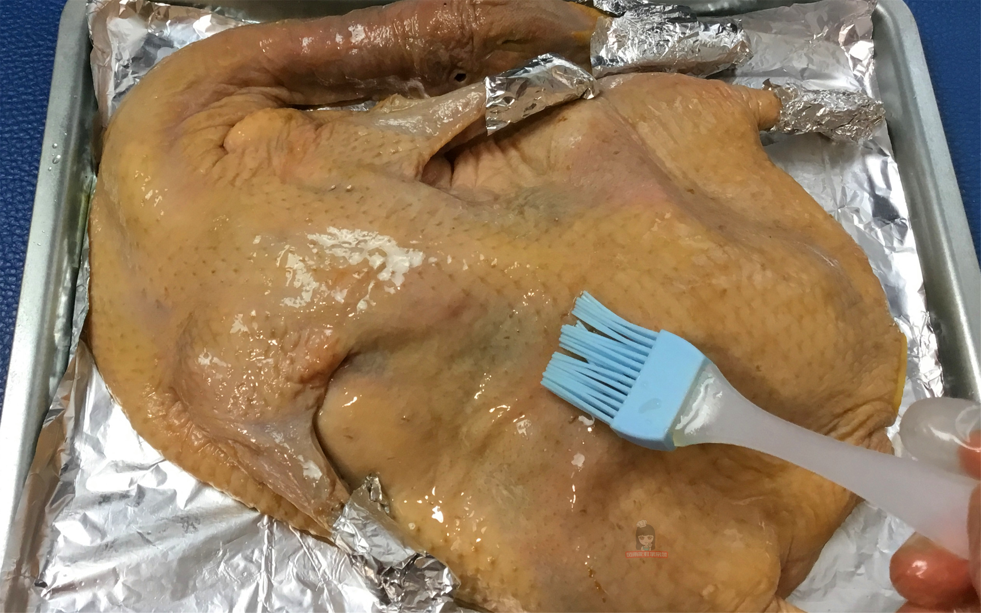 教你学正宗烤鸭,烤鸭怎么烤出来皮不干不柴呢