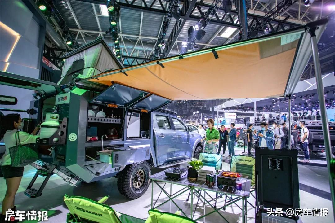 2022新款长城炮柴油版房车价格,最新款长城炮单排升顶房车