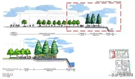 园林闸坝景观设计案例分析,茶楼户外园林景观设计案例