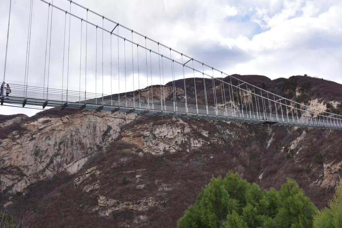 清明去密云清凉谷,北京密云清凉谷玻璃天桥