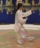 24式太极拳背向带口令慢动作教学,邱慧芳24式太极拳教学视频完整版