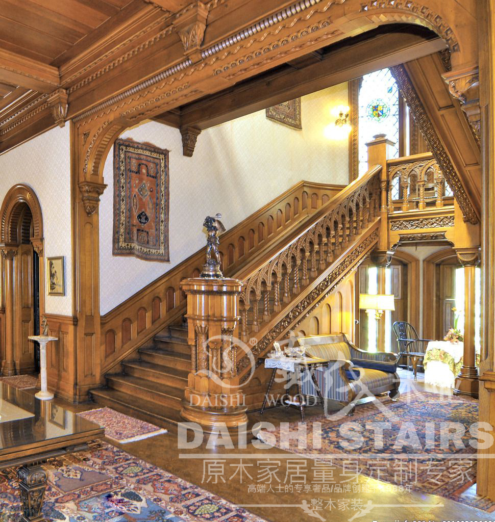 实木楼梯虫蛀维修,实木楼梯怎么保养