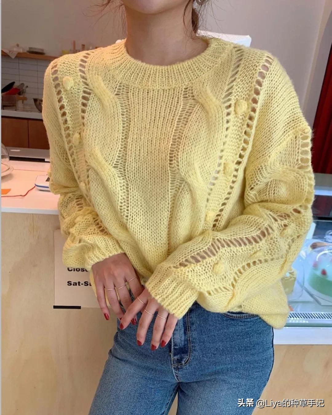 毛衣怎么穿才好看呢,毛衣怎么穿才不土气