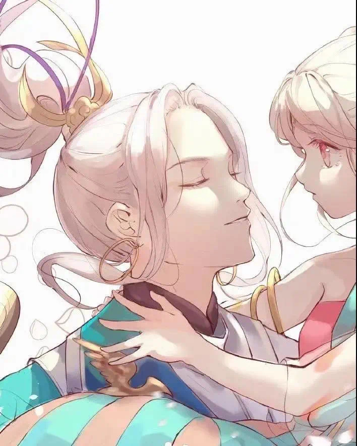 王者荣耀猴子和露娜的情侣头像,王者荣耀情侣蔡文姬头像高清